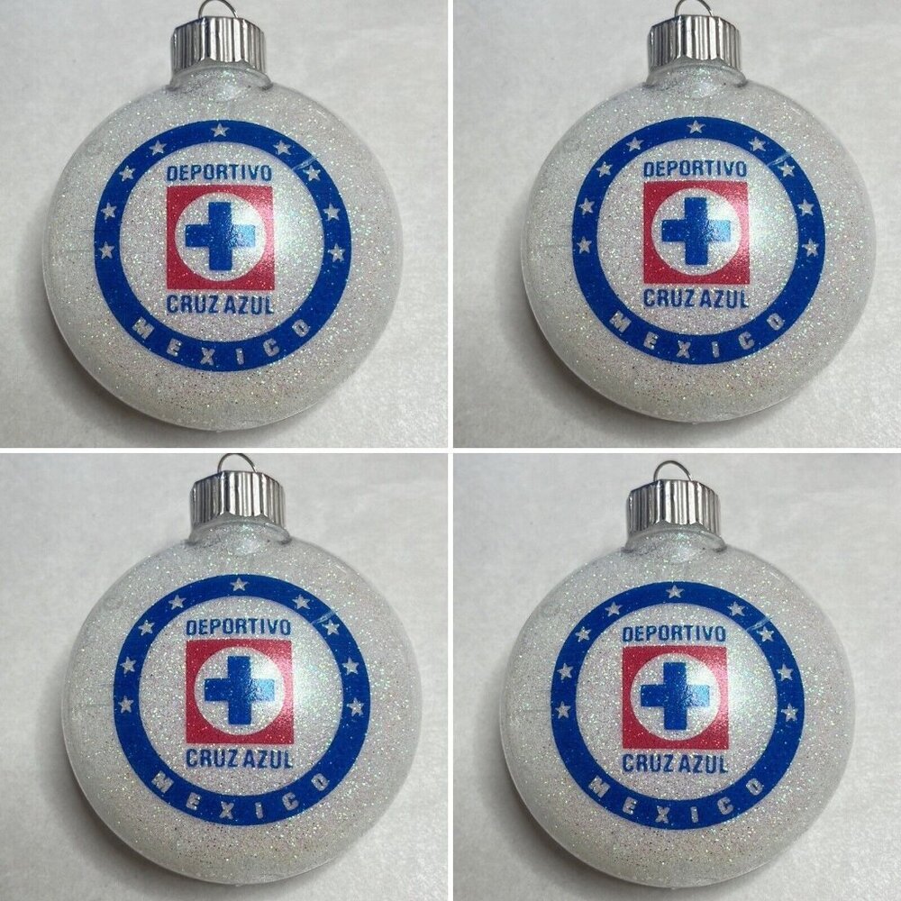 Ornaments Cruz Azul set of 4